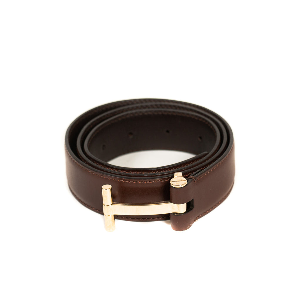 Tom Ford Logo Leather Belt