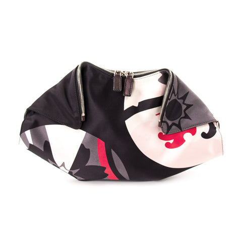 Stella McCartney Specked Metallic Fold Over Shoulder Bag