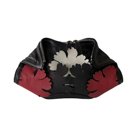 Stella McCartney Specked Metallic Fold Over Shoulder Bag