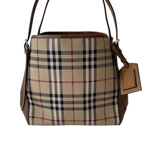 Burberry Bridle House Check Gosford Hobo
