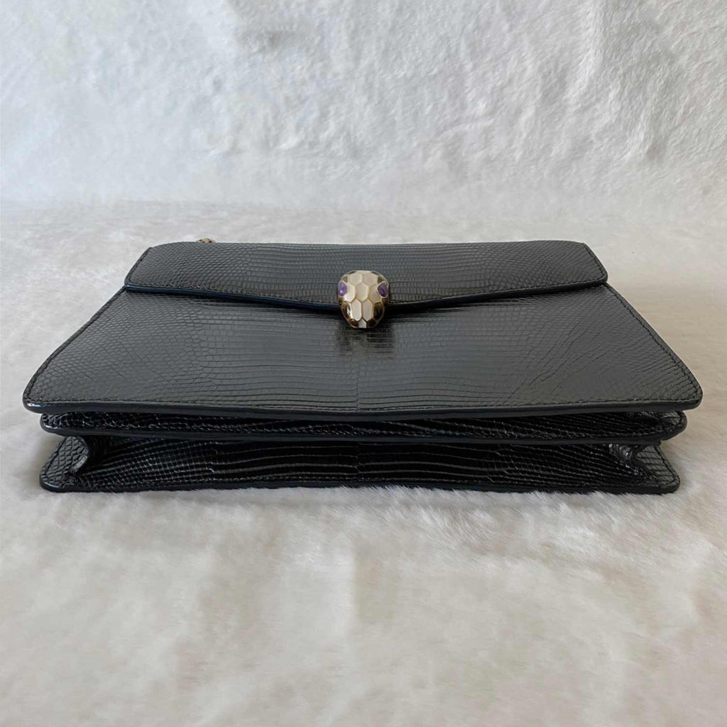 Bvlgari Lizard Serpenti Forever Flap Bag