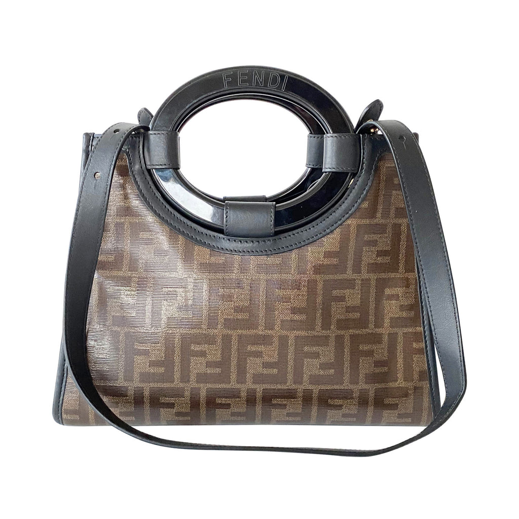 Fendi Zucca Runaway Shopper Bag