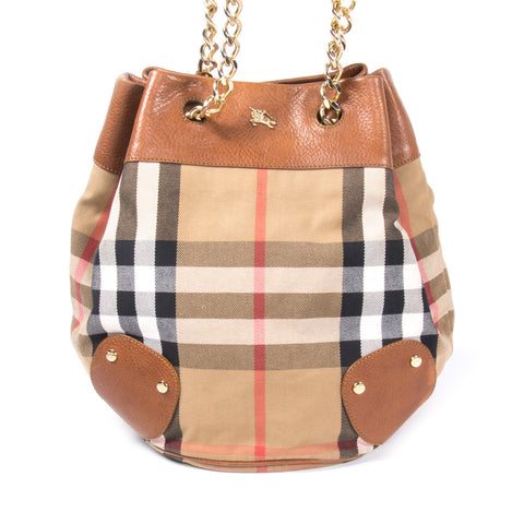 Burberry Bridle House Check Gosford Hobo