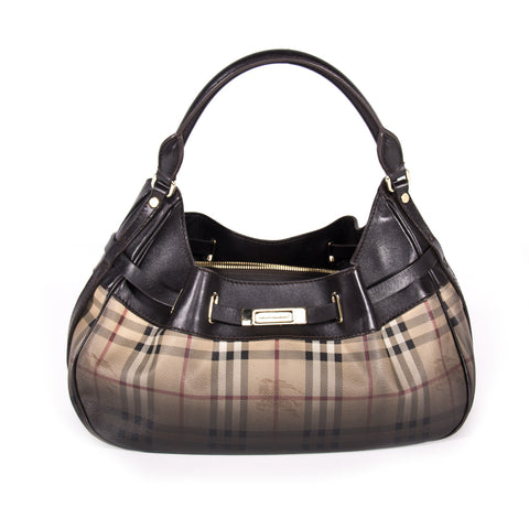 Burberry Bridle House Check Gosford Hobo