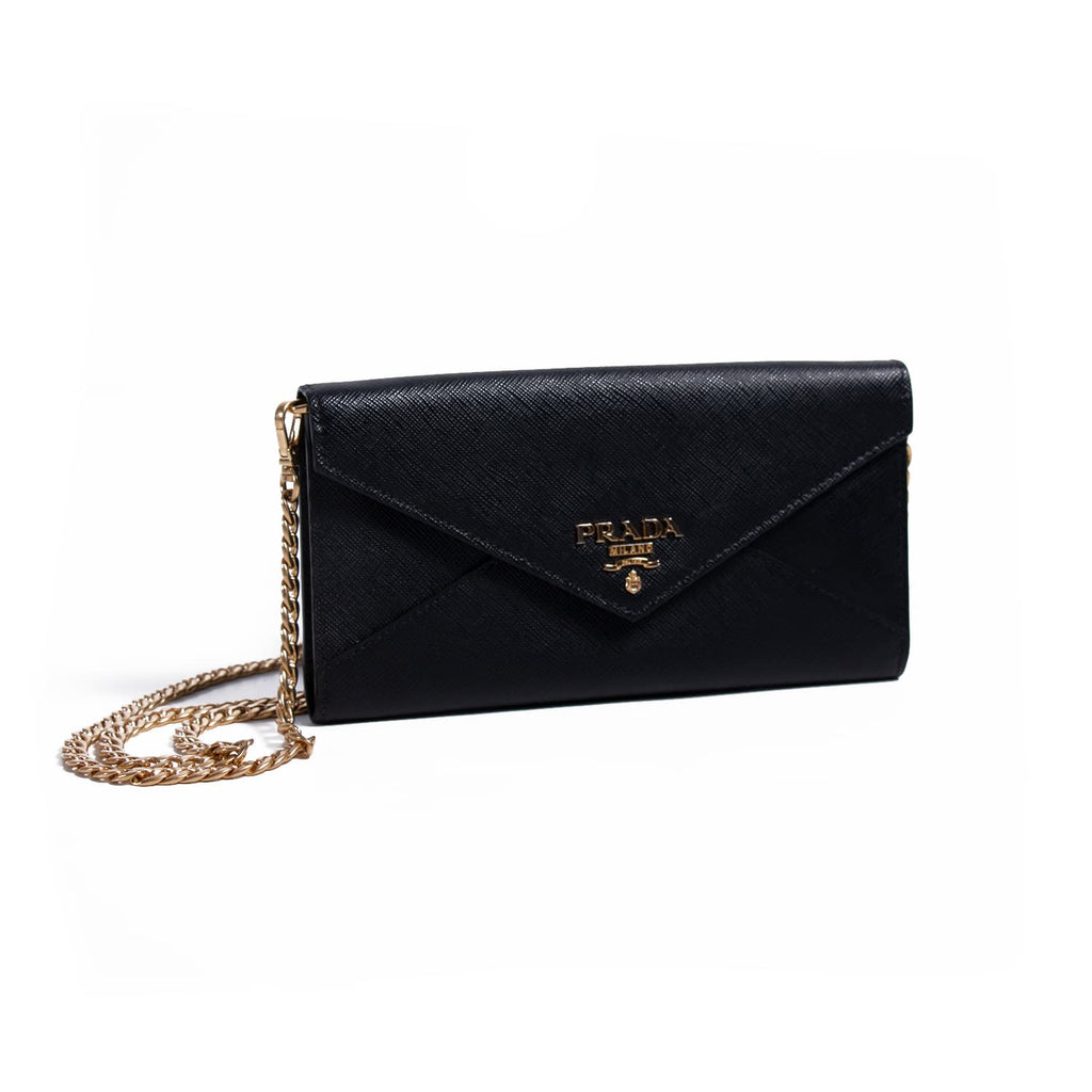 Prada Saffiano Envelope Mini Bag Bags Prada - Shop authentic new pre-owned designer brands online at Re-Vogue