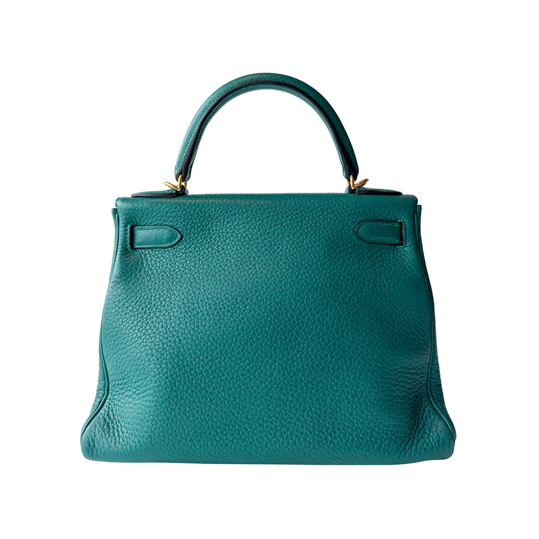 Hermès Kelly 28 Retourne Clemence Leather 2015 - revogue