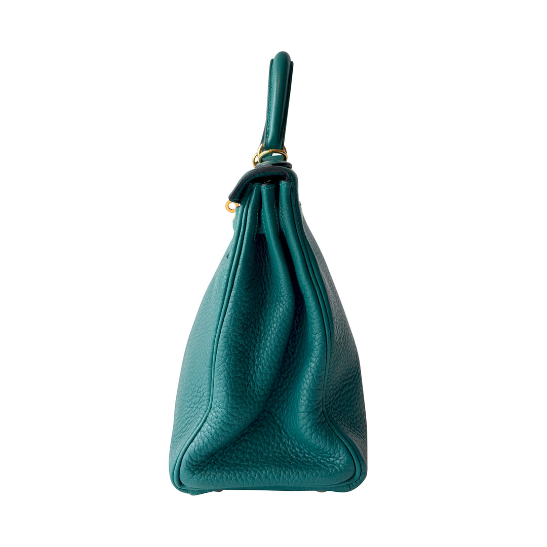 Hermès Kelly 28 Retourne Clemence Leather 2015 - revogue