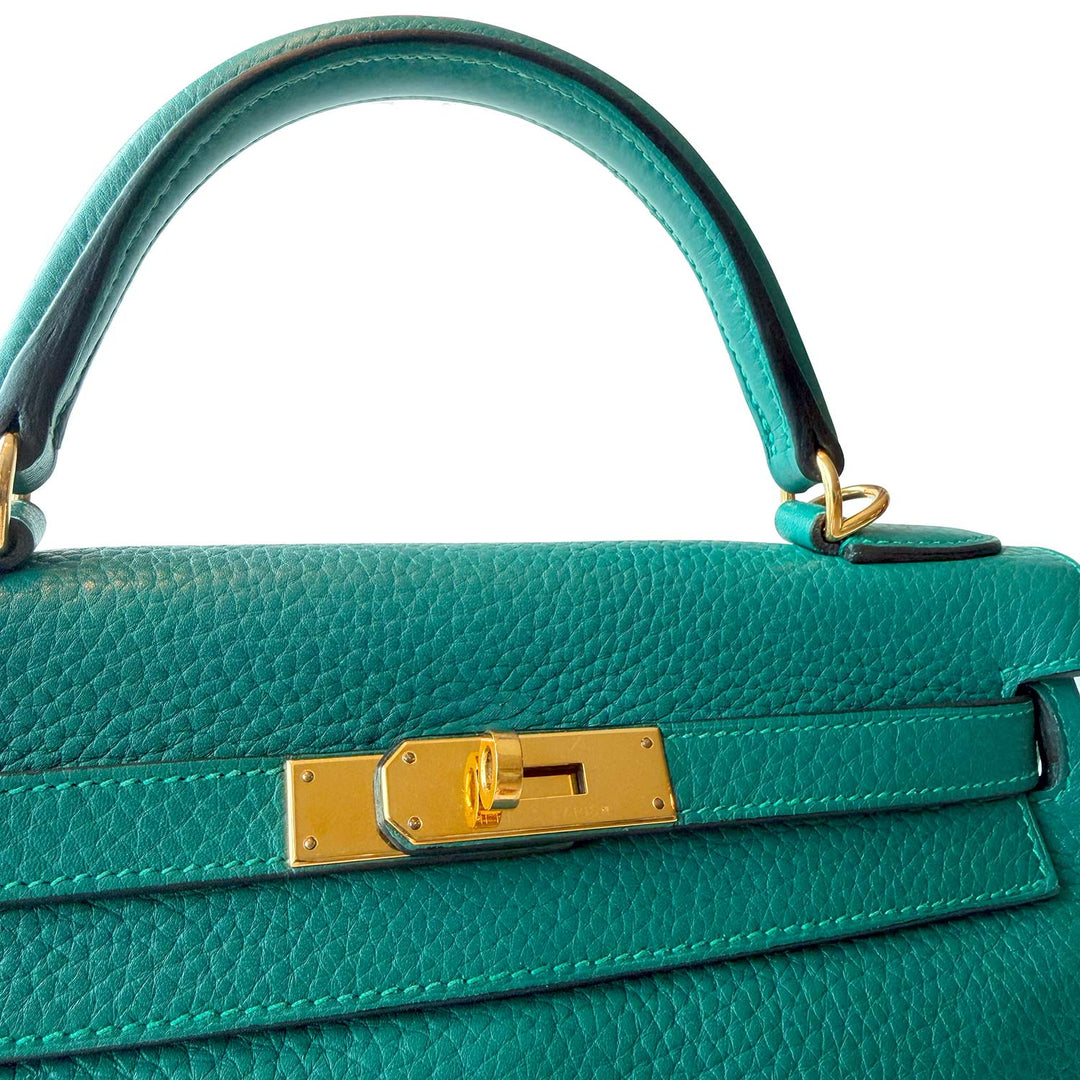 Hermès Kelly 28 Retourne Clemence Leather 2015 - revogue