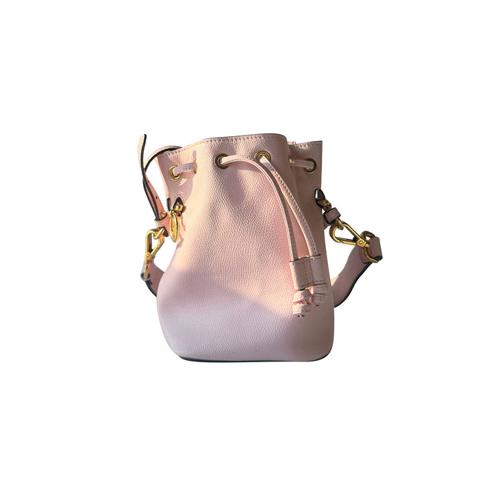 Fendi Mon Tresor Leather Bucket Bag - revogue