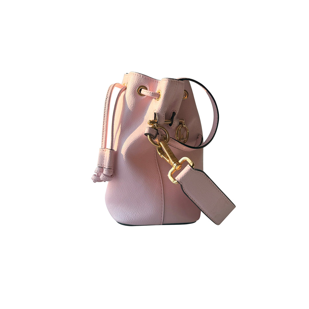 Fendi Mon Tresor Leather Bucket Bag - revogue