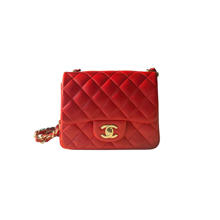 Chanel Mini Square Classic Flap Bag - revogue
