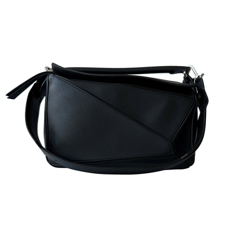 Givenchy Black Goatskin Leather Small Pandora Bag