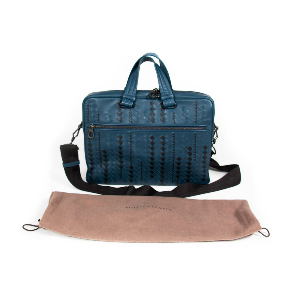 Bottega Veneta Intrecciato Laptop Bag Bags Bottega Veneta - Shop authentic new pre-owned designer brands online at Re-Vogue