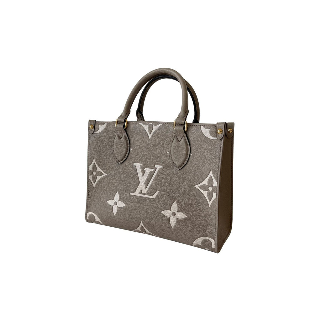 Louis Vuitton - Onthego PM Tote Bag - Tourterelle / Crème - Monogram Leather - Women - Luxury