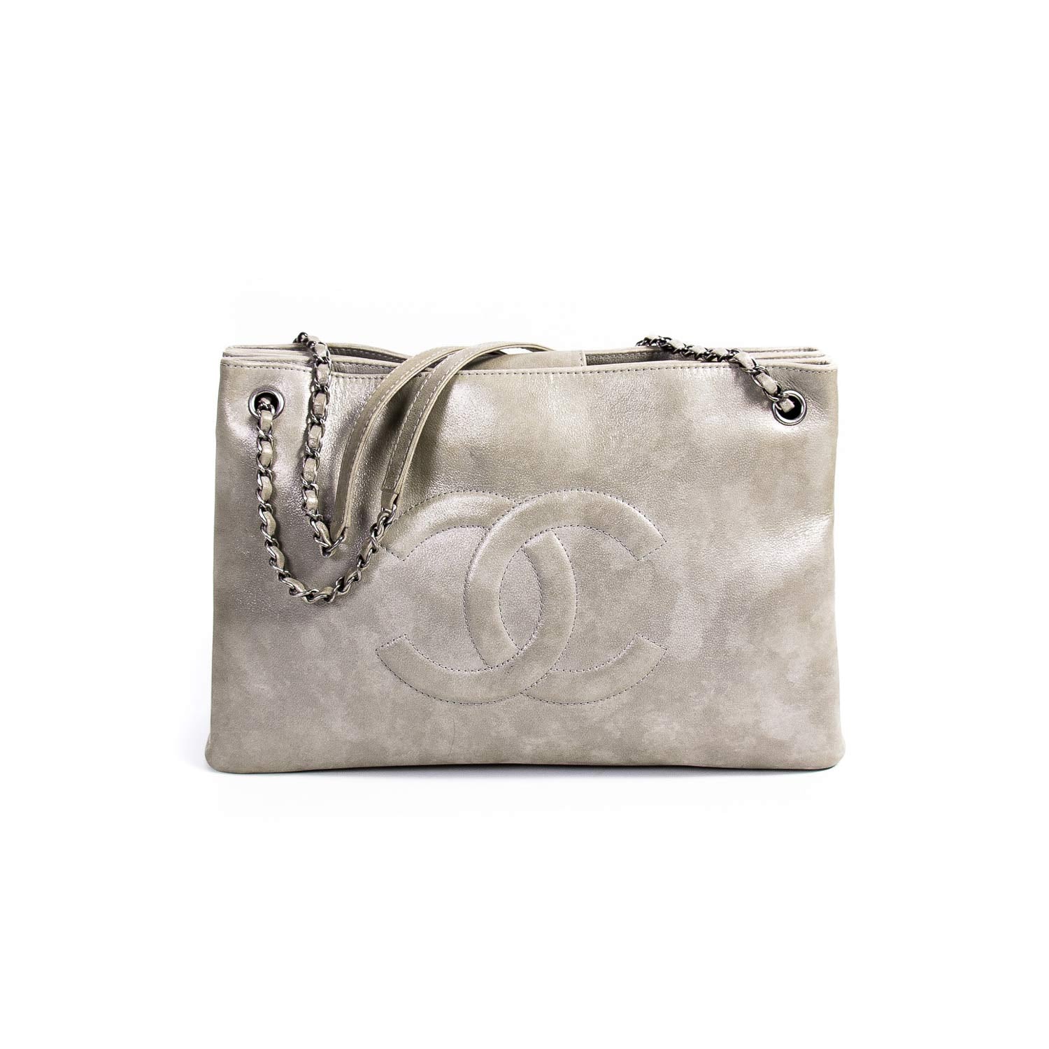 Shop authentic Chanel Iridescent Timeless Accordion Tote at