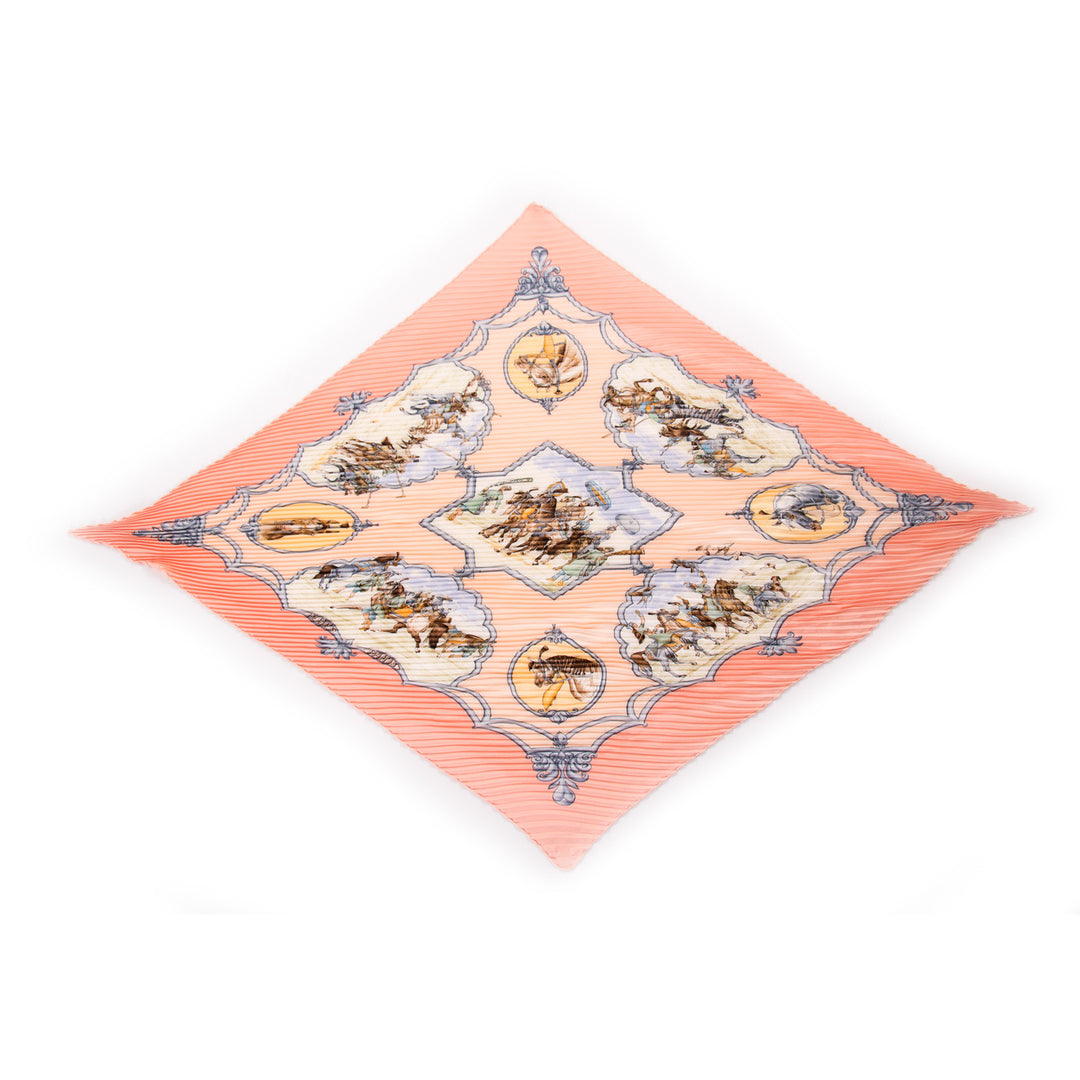 Hermes Les Cheavaux Des Moghols Printed Silk Scarf Accessories Hermès - Shop authentic new pre-owned designer brands online at Re-Vogue
