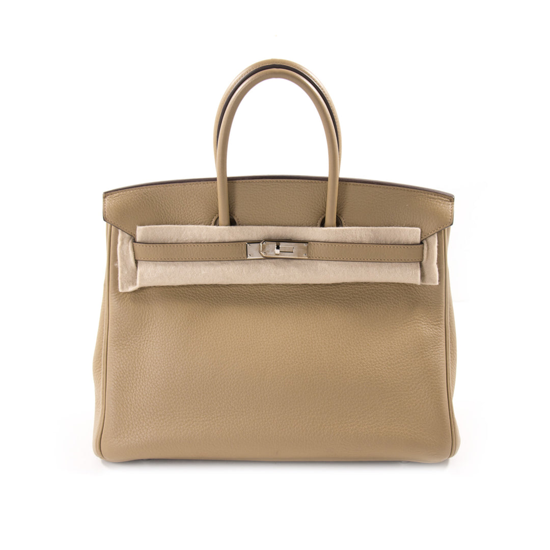 Hermès Birkin 35 Tabac Clemence Bags Hermès - Shop authentic new pre-owned designer brands online at Re-Vogue