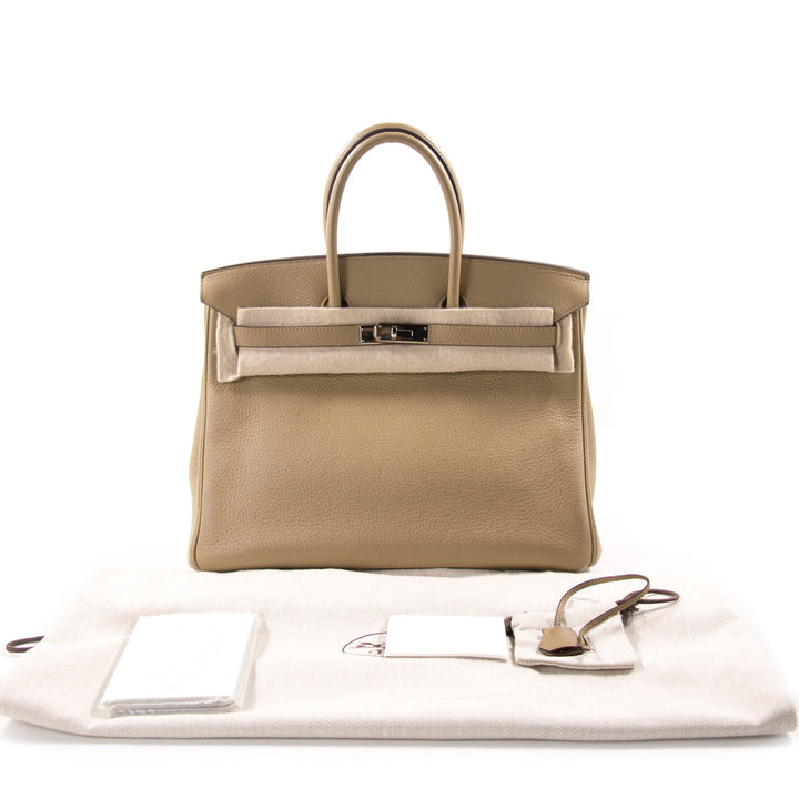 Hermès Birkin 35 Tabac Clemence Bags Hermès - Shop authentic new pre-owned designer brands online at Re-Vogue