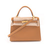 Hermès Kelly 28 Sellier Gold Chamonix Calf Bags Hermès - Shop authentic new pre-owned designer brands online at Re-Vogue