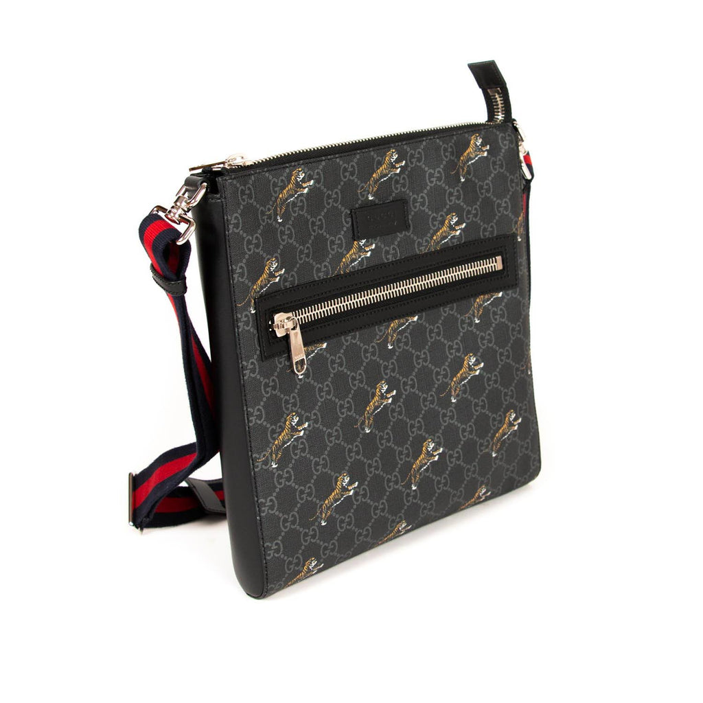 Gucci Bestiary Messenger with Tigers