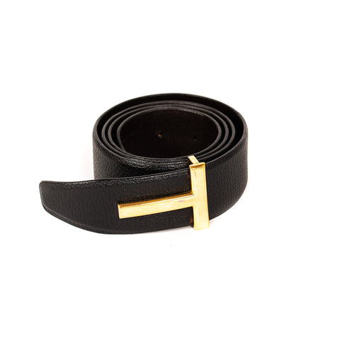 Fendi Leather Logo Double F Belt
