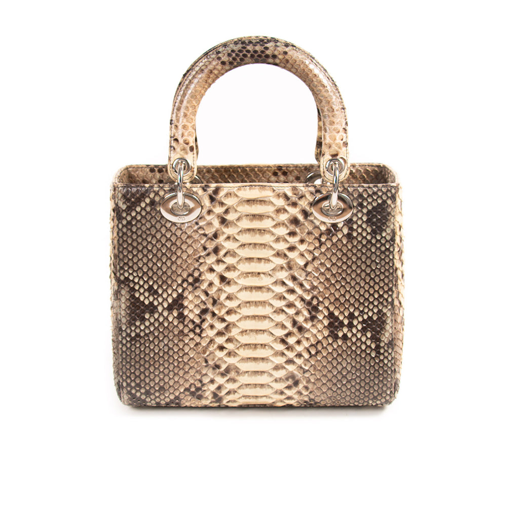 Christian Dior Python Medium Lady Dior Bags Dior - Shop authentic new pre-owned designer brands online at Re-Vogue