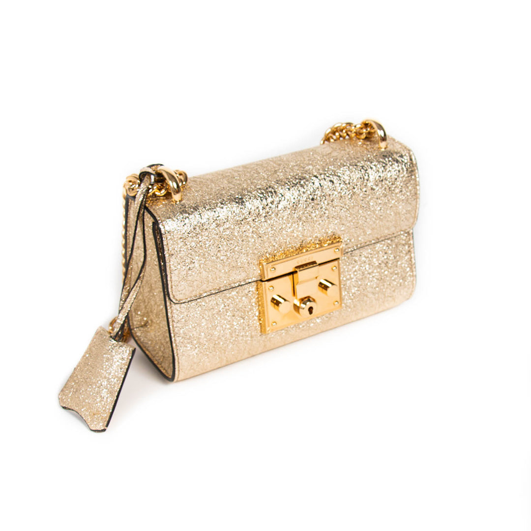 Gucci Metallic Padlock Shoulder Bag Bags Gucci - Shop authentic new pre-owned designer brands online at Re-Vogue