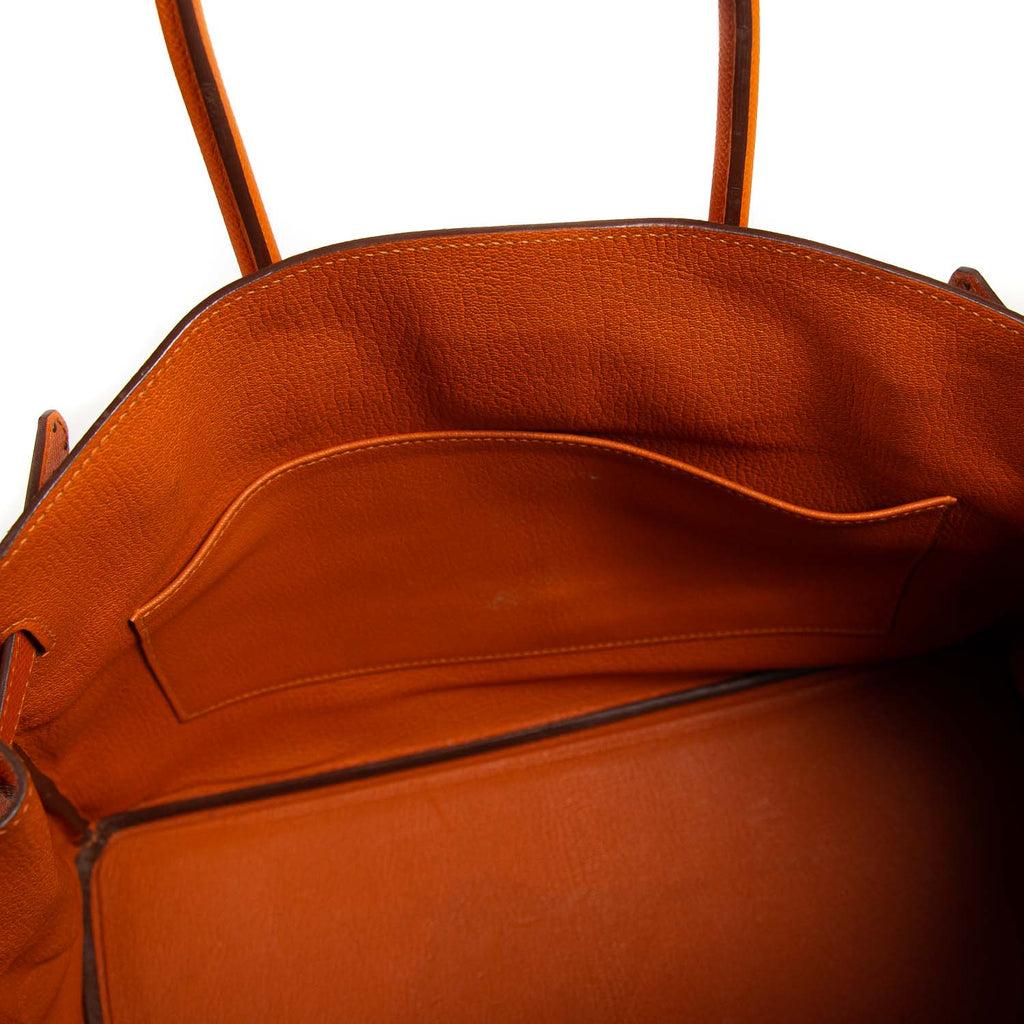 Hermès Birkin 35 Feu D'Orange Epsom Bags Hermès - Shop authentic new pre-owned designer brands online at Re-Vogue