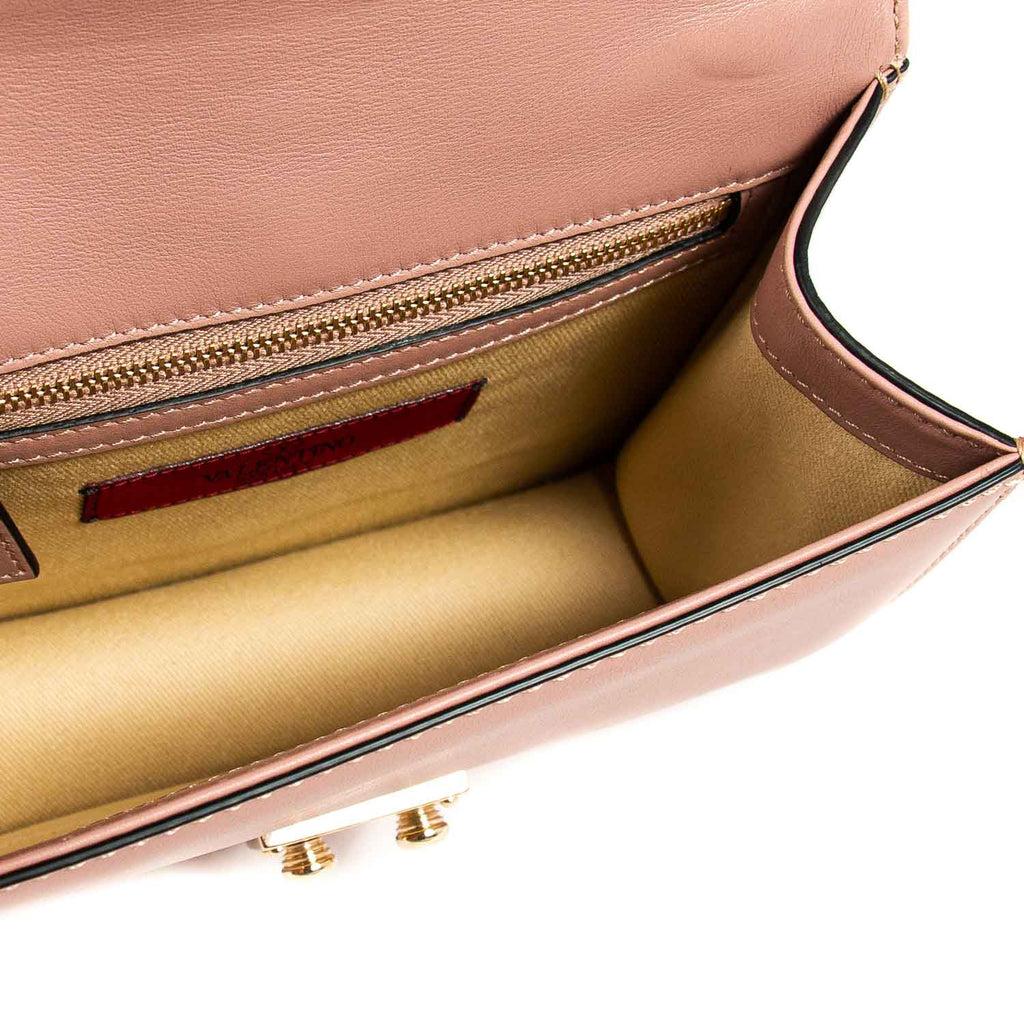Valentino Rockstud Small Glam Lock Flap Bag