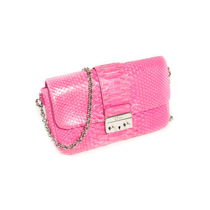 Christian Dior Miss Dior Python Flap Bag