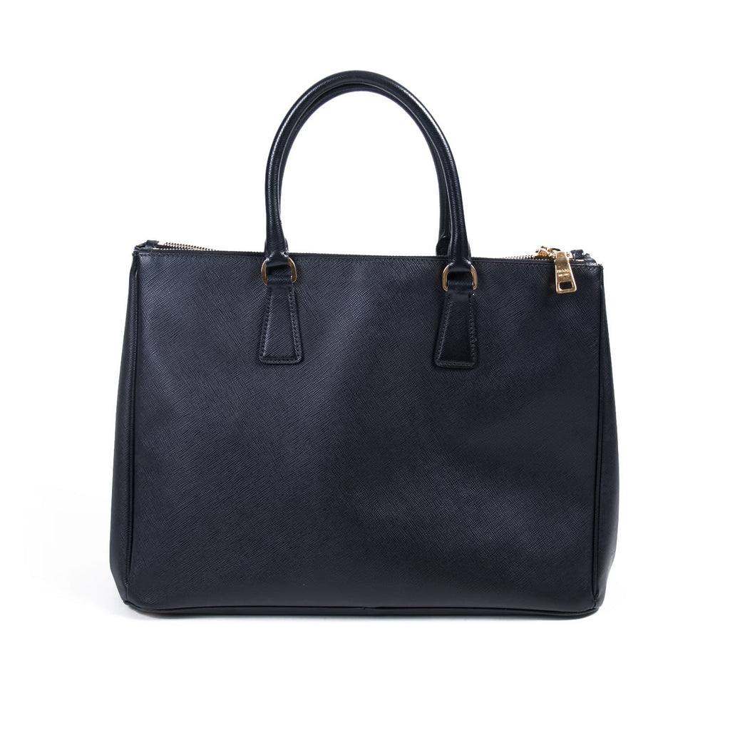 Prada Large Saffiano Lux Double Zip Tote Bag Bags Prada - Shop authentic new pre-owned designer brands online at Re-Vogue