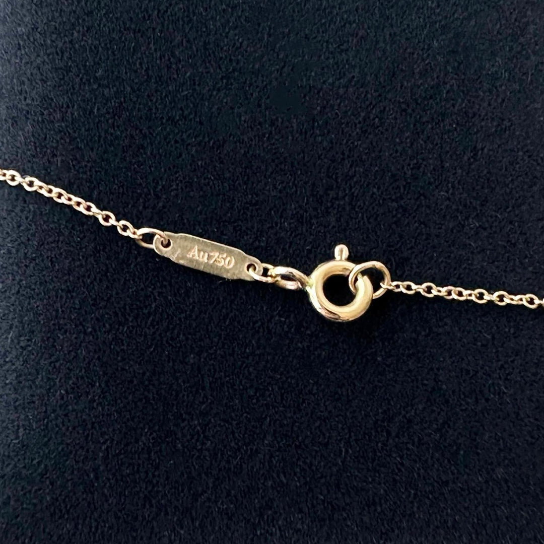 Tiffany & Co. Modern Keys Round Key Pendant Necklace