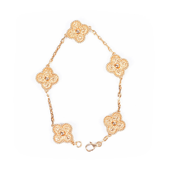 Van Cleef & Arpels Alhambra 5 Motifs Bracelet Accessories Van Cleef & Arpels - Shop authentic new pre-owned designer brands online at Re-Vogue