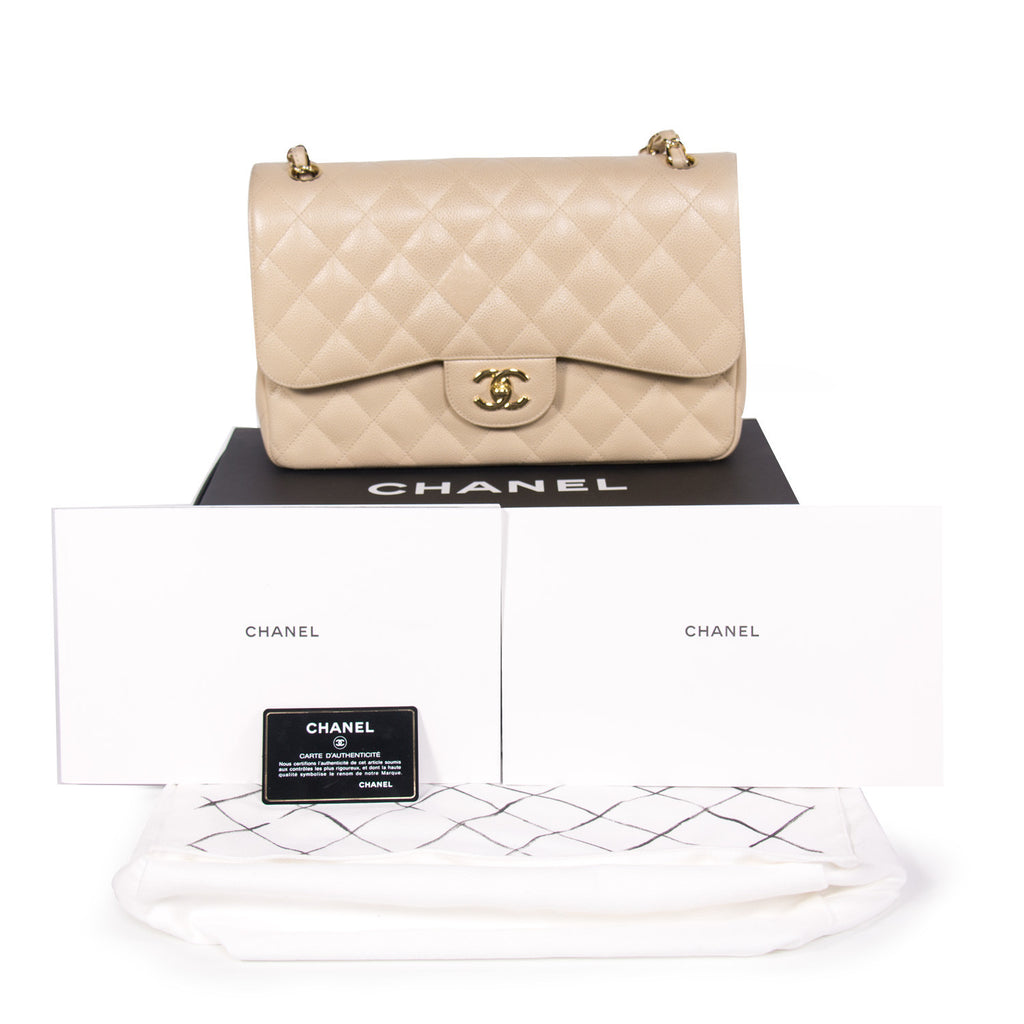 Chanel Caviar Classic Jumbo Double Flap Bag Bags Chanel - Shop authentic new pre-owned designer brands online at Re-Vogue