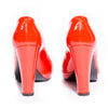 Hermes Red Leather Pumps - revogue