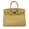 Hermès Birkin 35 Tabac Clemence Leather Bags Hermès - Shop authentic new pre-owned designer brands online at Re-Vogue