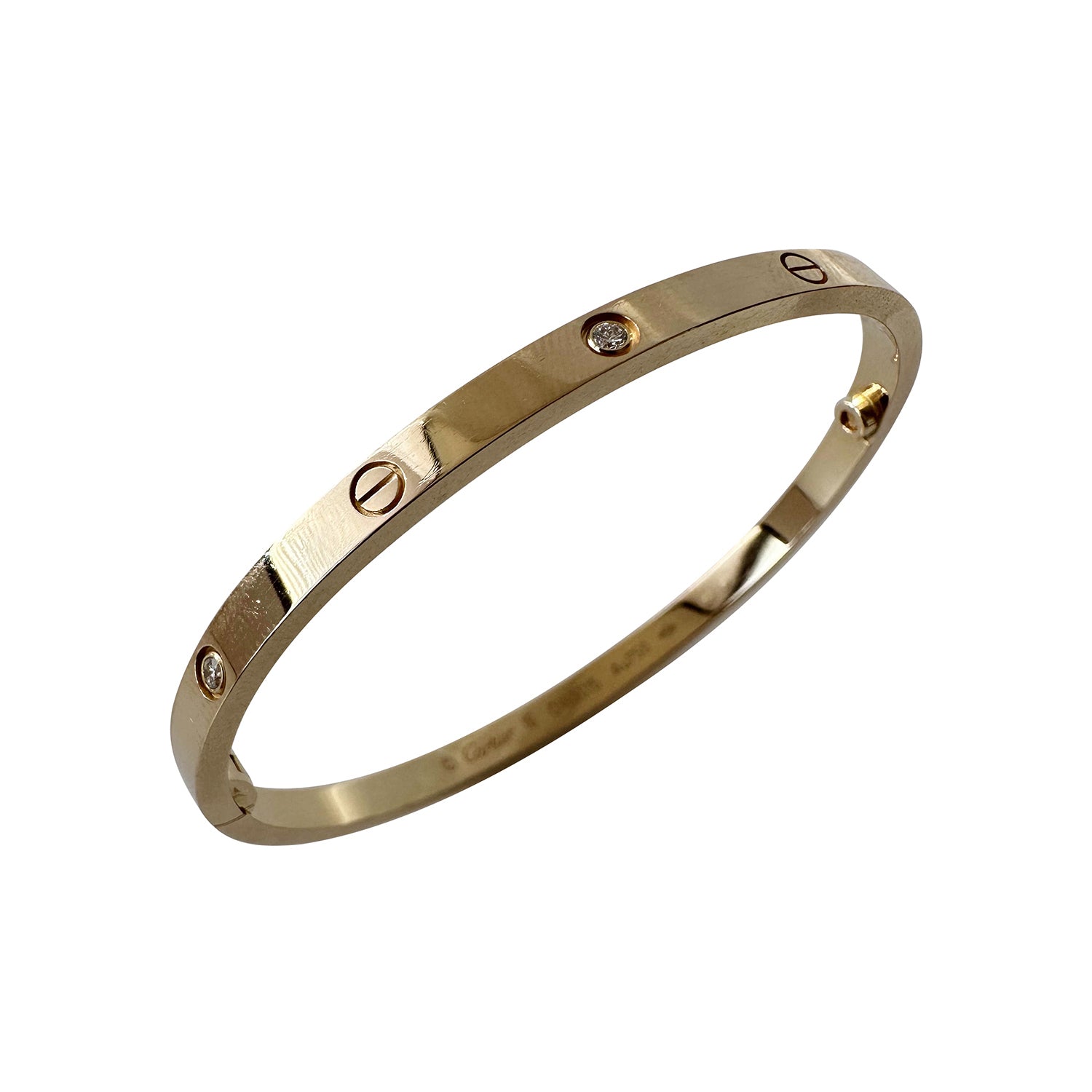Cartier Gold Love Bracelet Diamonds Small Model