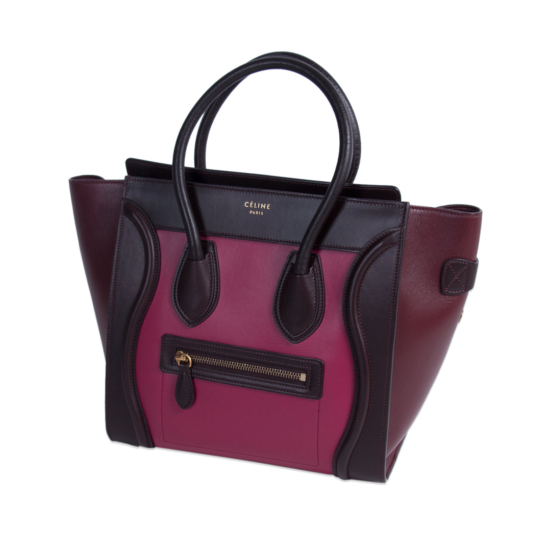 Celine Tricolor Micro Luggage Tote Bag Bags Celine - Shop authentic new pre-owned designer brands online at Re-Vogue