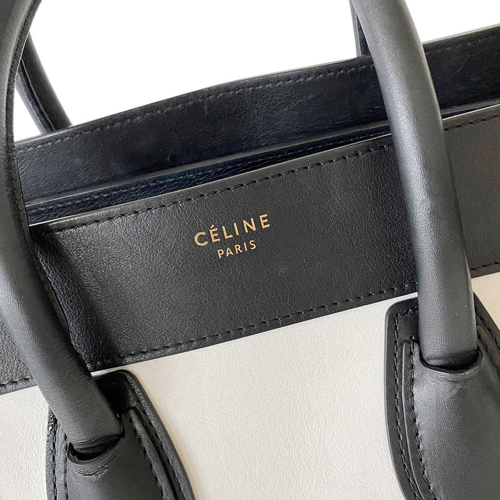 Céline Tricolor Mini Luggage Tote Bag