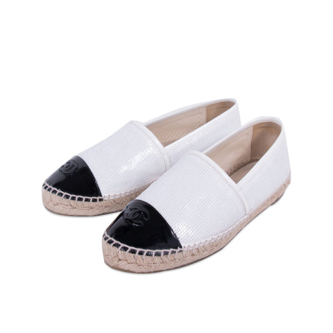 Chanel Quilted Lambskin Leather Espadrilles