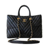 Chanel Coco Allure Chevron Shopping Tote Bag