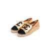 Chanel CC Leather Espadrilles Flat Shoes Chanel - Shop authentic new pre-owned designer brands online at Re-Vogue