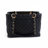 Chanel Black Caviar Leather Grand Shopping Tote Bags Chanel - Shop authentic new pre-owned designer brands online at Re-Vogue