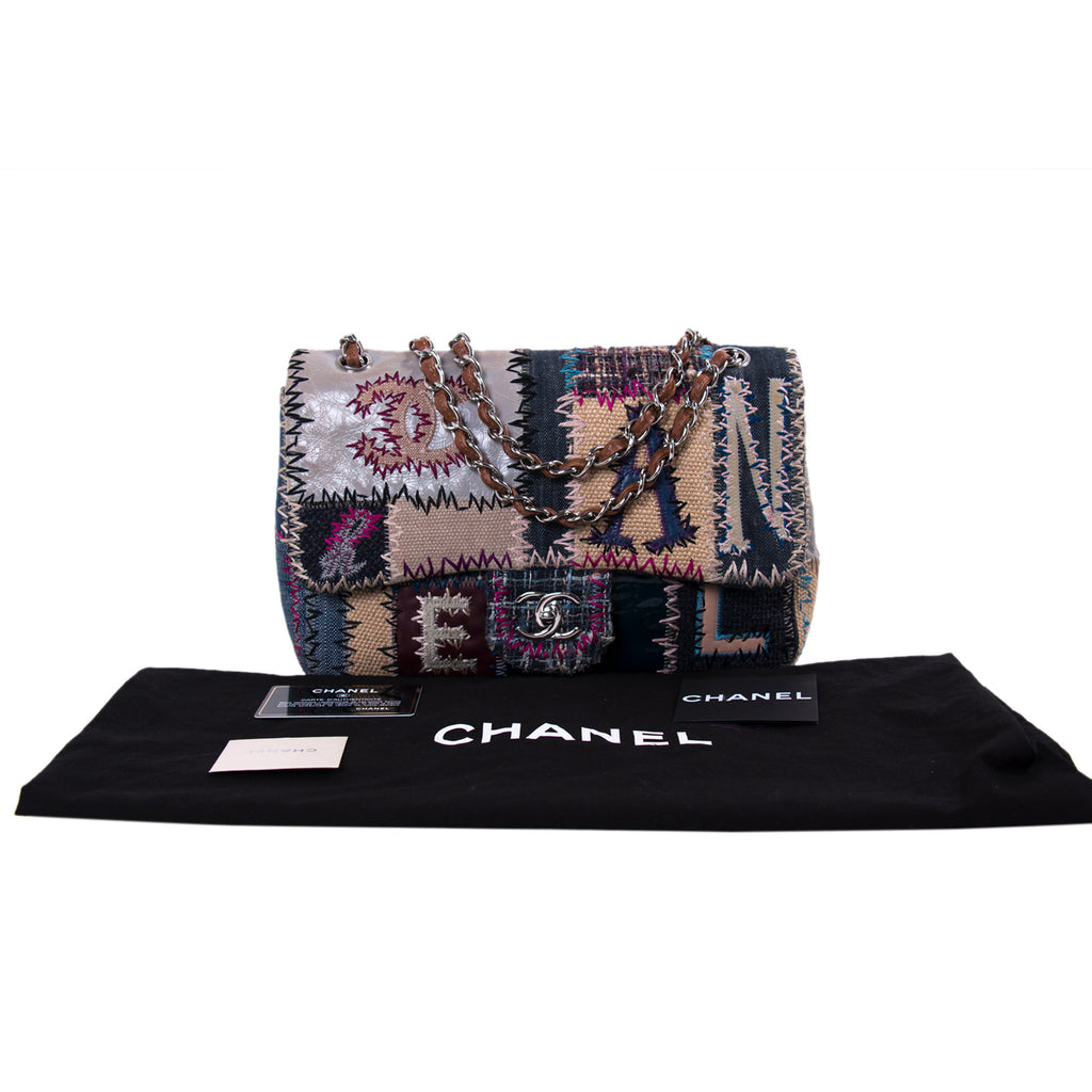 Chanel Patchwork Jumbo Single Flap Bag Bags Chanel - Shop authentic new pre-owned designer brands online at Re-Vogue