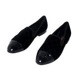 Chanel Quilted Velvet CC Loafers Shoes Chanel - Shop authentic new pre-owned designer brands online at Re-Vogue