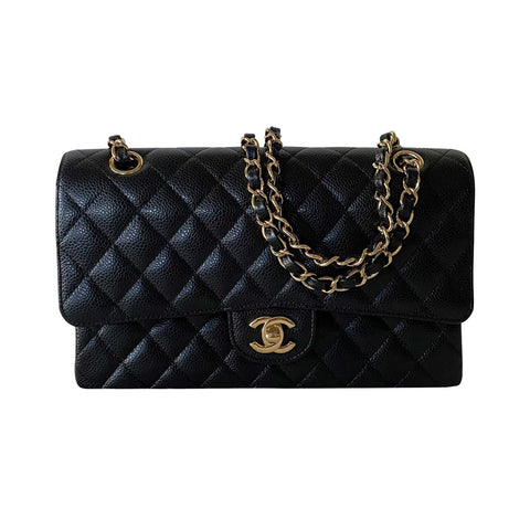 Chanel CC Quilted Patent Leather Belt