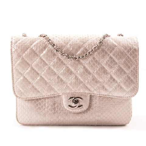 Chanel Lizard Perfect Edge Double Flap Bag