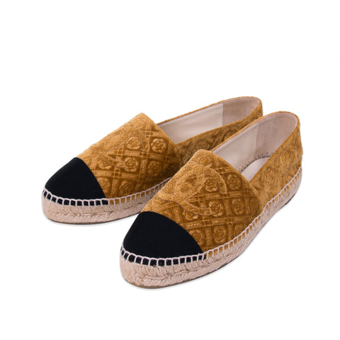 Chanel Quilted Lambskin Leather Espadrilles