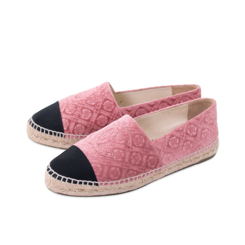 Chanel Quilted Velvet CC Loafers