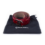Chanel CC Quilted Patent Leather Belt Accessories Chanel - Shop authentic new pre-owned designer brands online at Re-Vogue